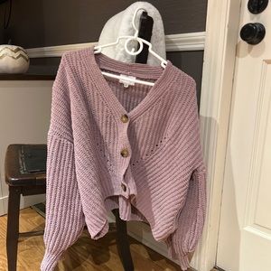 Olive & Oak super-trendy cropped cardigan-XL